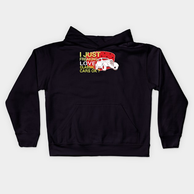 Oldtimer Kids Hoodie by CrissWild